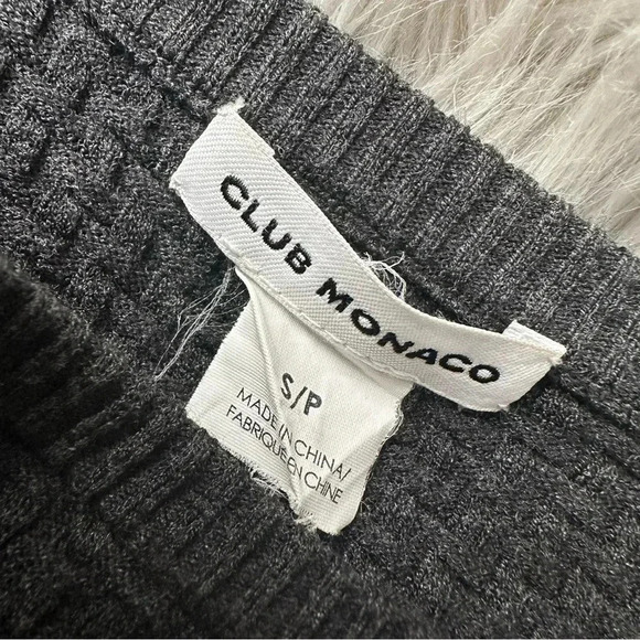 CLUB MONACO Callena Sweater in Charcoal Size Small - Picture 4 of 6